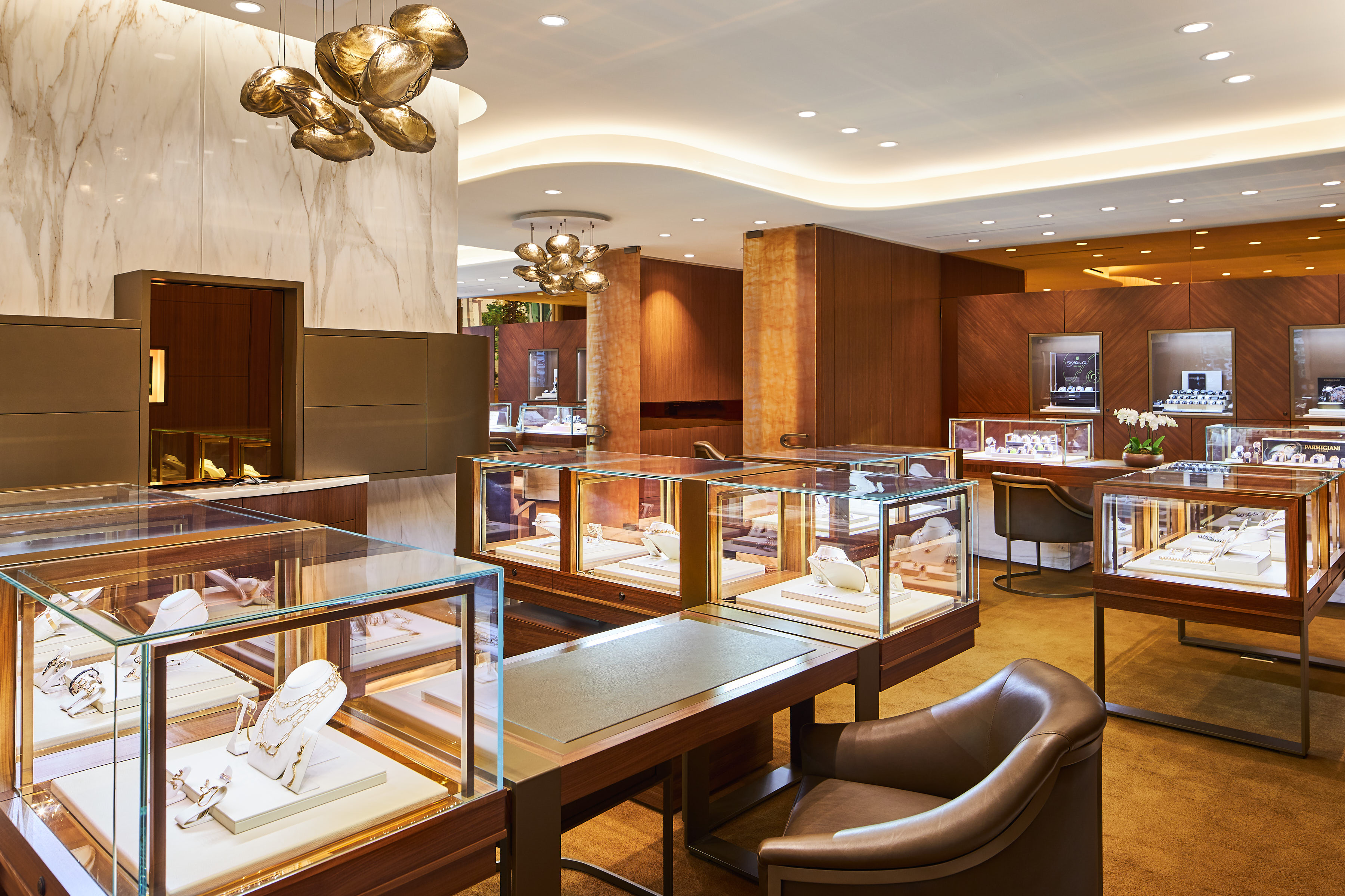 presentation of a jewelry store